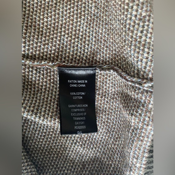 LE 31 PAR SIMONS Women's Graphic Blue/Brown/Green Long Sleeve Sweater in Large - Picture 7 of 7